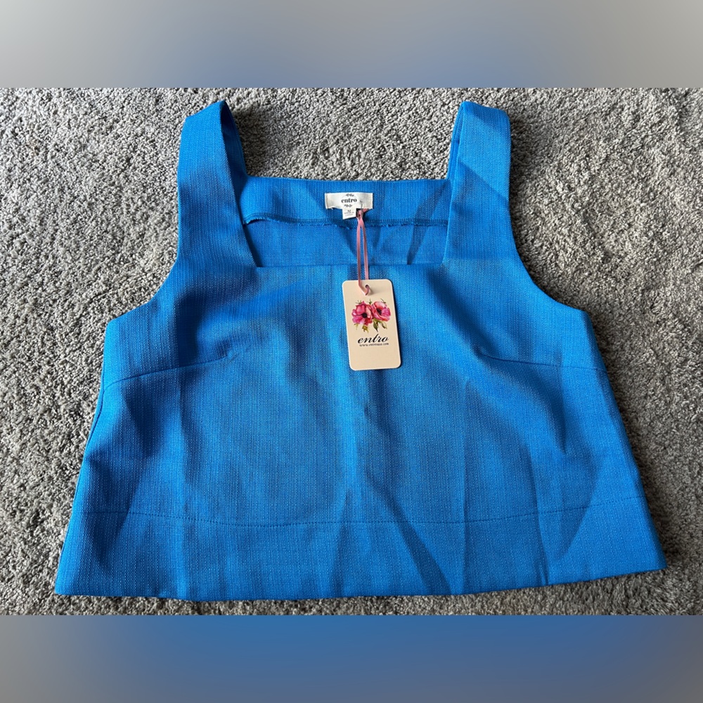 Entro Blue Two Piece Matching Set//Size Medium Worn